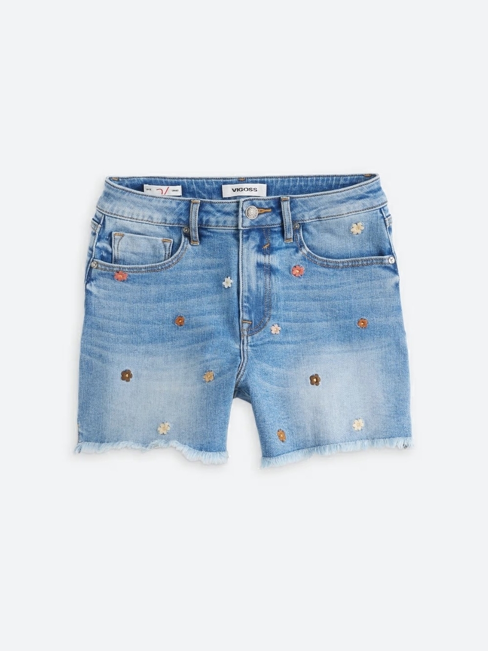 Vigoss Ace High Rise Frayed Hem Short